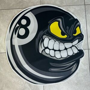 Black and White Cartoon Rug